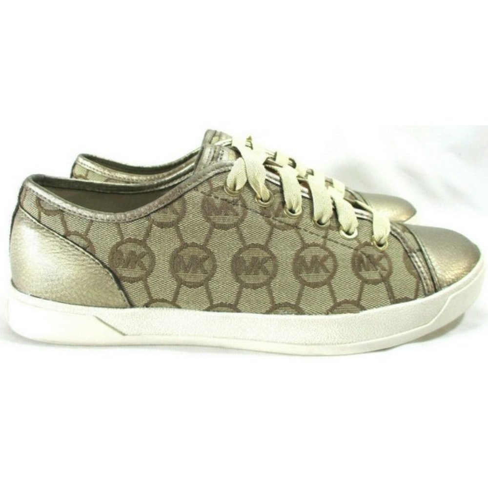 michael kors sneaker gold